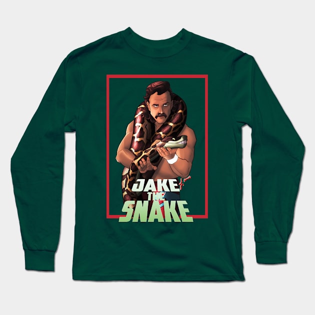 Jake the Snake Long Sleeve T-Shirt by BCXart